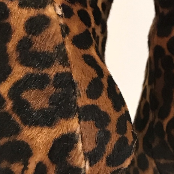 Stuart Weitzman 5” Stiletto Platform Boots Leopard - Picture 10 of 16